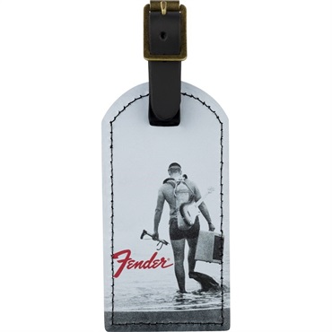 【生産完了モデル】 Fender Vintage Ad Luggage Tag， Scuba Diver(#9106101002)