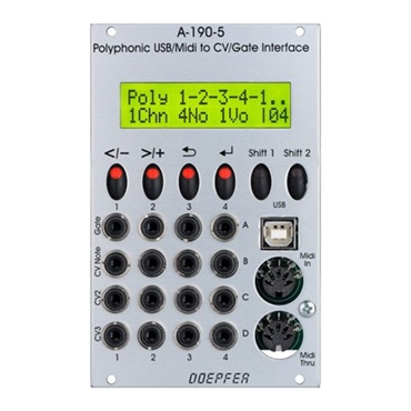(メーカー直送品)A-190-5 USB MIDI Polyphonic CV / Gate Interface