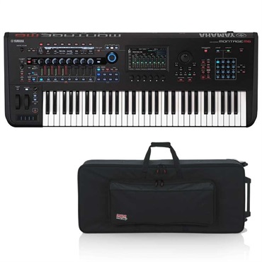MONTAGE M6【キャスター付ケースセット】 Expanded Softsynth Plugin (ESP) v2.0ダウンロードコード付 ヤマハ モンタージュ ※配送事項要ご確認