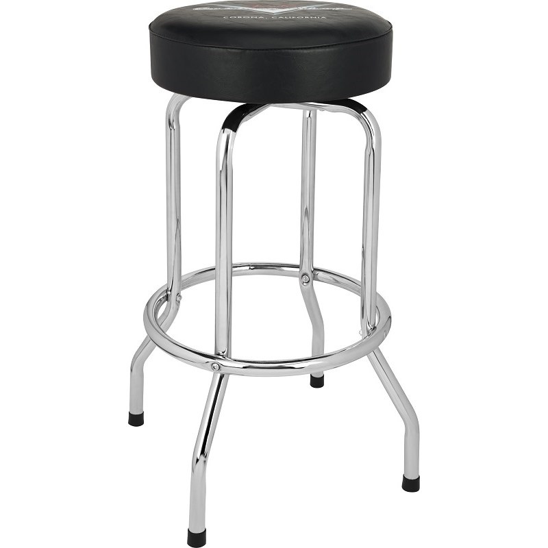 【生産完了品】Fender(R) Custom Shop Chevron Logo Barstool， Black/Chrome， 30[#9192022006]の商品画像