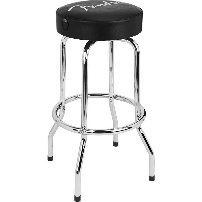 【夏先取り大特価セール】Fender Spaghetti Logo Pick Pouch Barstool， Black/Chrome， 30[#9192022013]の商品画像