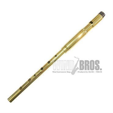 その他ブランド(管楽器・吹奏楽器) Michael Burke Tin Whistle D Brass Session サムホール付き　(ティンホイッスル D管 真鍮製)