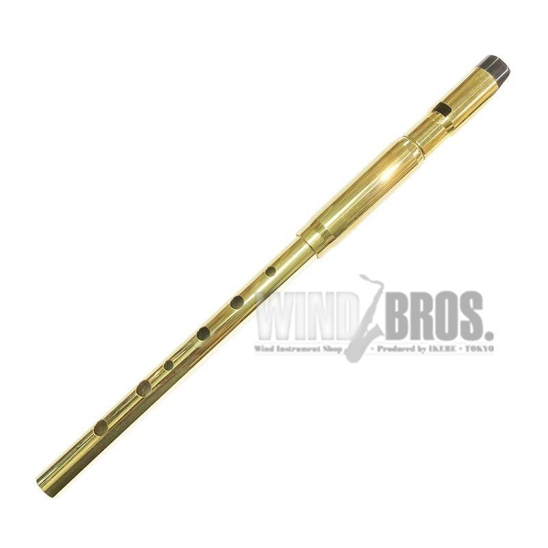 Michael Burke Tin Whistle D Brass Session サムホール付き　(ティンホイッスル D管 真鍮製)の商品画像