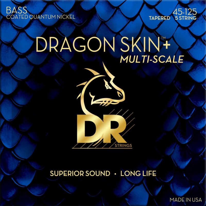 DRAGON SKIN＋Quantum Nickel for Bass DBQM5-45 【マルチスケール5弦用/45-125】の商品画像