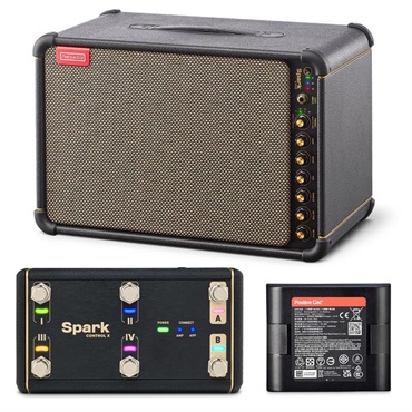 Positive Grid Spark LIVE 【Spark Battery + Spark Control X セット】（ポジティブ ポジティヴ グリッド