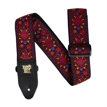 CRIMSON ROYAL BLOOM JACQUARD STRAP [#5369]