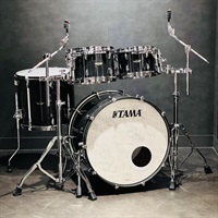 STAR Walnut 4pc Drum Kit [22BD，16FT，12&10TT] -Smoky Black-