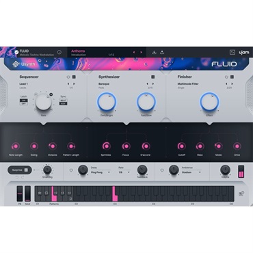 UJAM Usynth FLUID (ユージャム)(ユーシンセ)(オンライン納品)(2時間以内に納品)