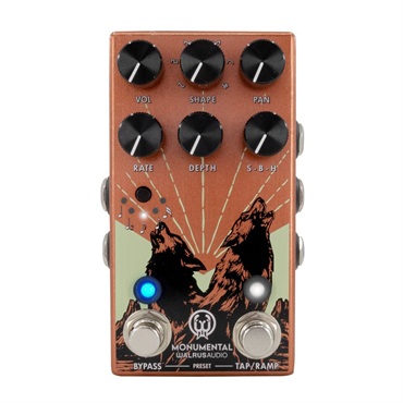 Monumental Harmonic Stereo Tremolo（ORANGE） WAL-MONUME #OR（ウォルラスオーディオ）トレモロ