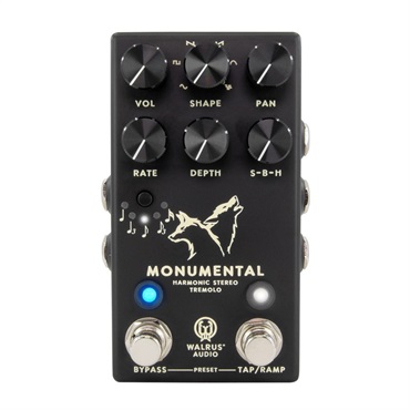 WALRUS AUDIO Monumental Harmonic Stereo Tremolo（BLACK） WAL-MONUME #BK