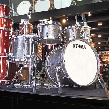 TAMA STAR Walnut 4pc Drum Kit [20BD，14FT，12&10TT] -Satin Charcoal Japanese Sen-