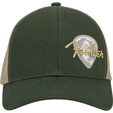 Fender USA 【夏先取り大特価セール】【生産完了品】FENDER(R) GLOBE PICK PATCH HAT GREEN/KHAKI (#9122421400)