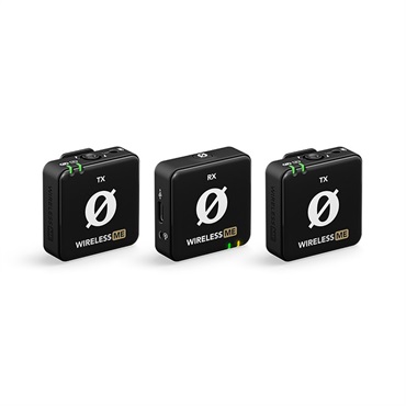 RODE Wireless ME Dual (WIMEDUAL)(ワイヤレスミー デュアル)(ブラック)(ロード)(小型ワイヤレスマイク)(ワイヤレスマイクシステム)