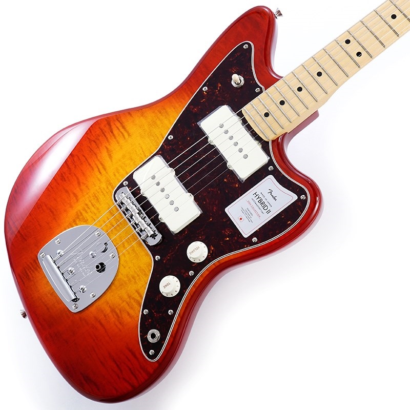 2024 Collection Hybrid II Jazzmaster FMT (Flame Sunset Orange Transparent/Maple)の商品画像
