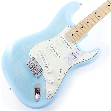 2024 Collection Hybrid II Stratocaster FMT (Flame Celeste Blue/Maple)