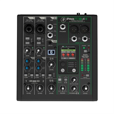 ProFX6v3+ 【USB-C端子内蔵 6チャンネルアナログミキサー】