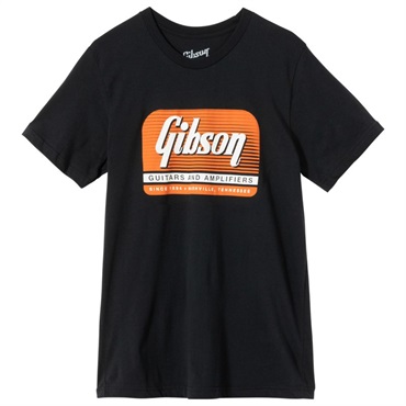 Gibson 【夏のボーナスセール】 Guitars and Amplifiers Tee (Large)[GA-TEE-GAMP-BLK-LG]