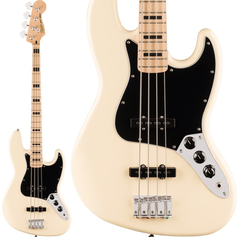 Affinity Series Active Jazz Bass (Olympic White/Maple)【値上げ前旧価格品】 【夏先取り大特価セール】の商品画像
