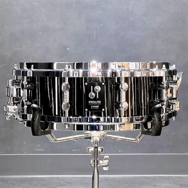 PL-1405SDWD EBS [PROLITE Series Maple 14×5 / Die-Cast Hoop - エボニー・ホワイト・ストライプ]