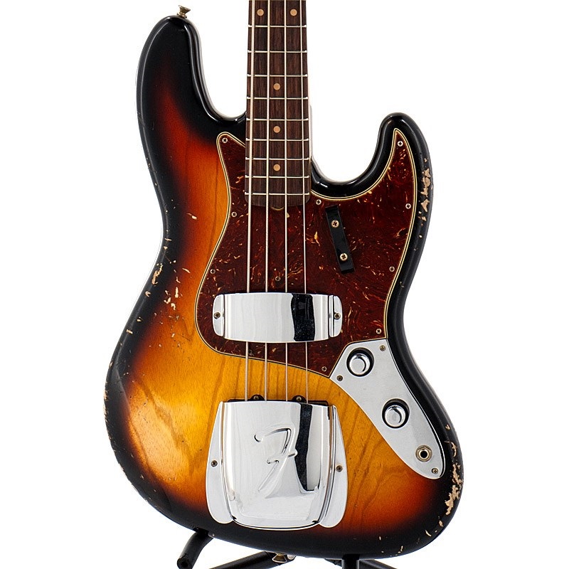 2024 Custom Collection Time Machine 1961 Jazz Bass Heavy Relic (Super Faded/Aged Bleached 3 Color Sunburst) 【夏先取り大特価セール】の商品画像