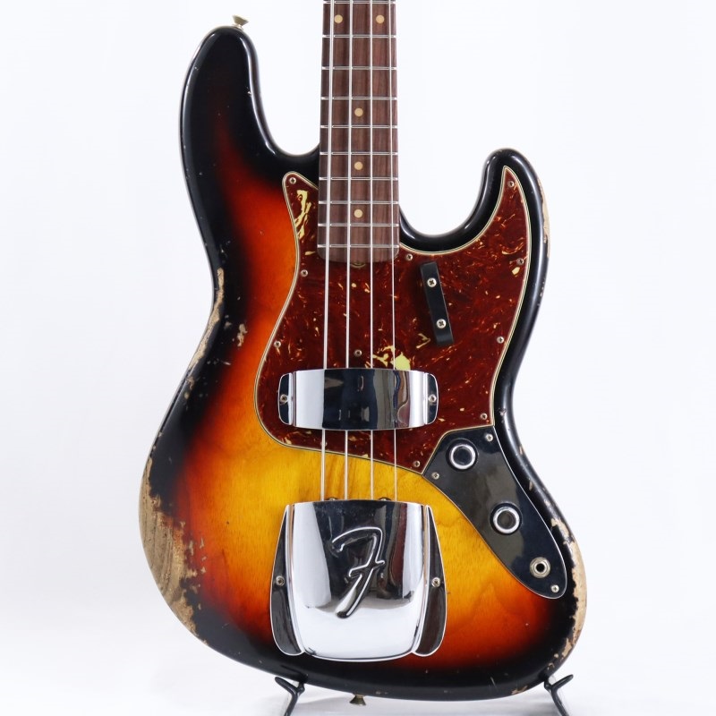 2024 Custom Collection Time Machine 1961 Jazz Bass Heavy Relic (Super Faded/Aged Bleached 3 Color Sunburst)【夏先取り大特価セール】の商品画像