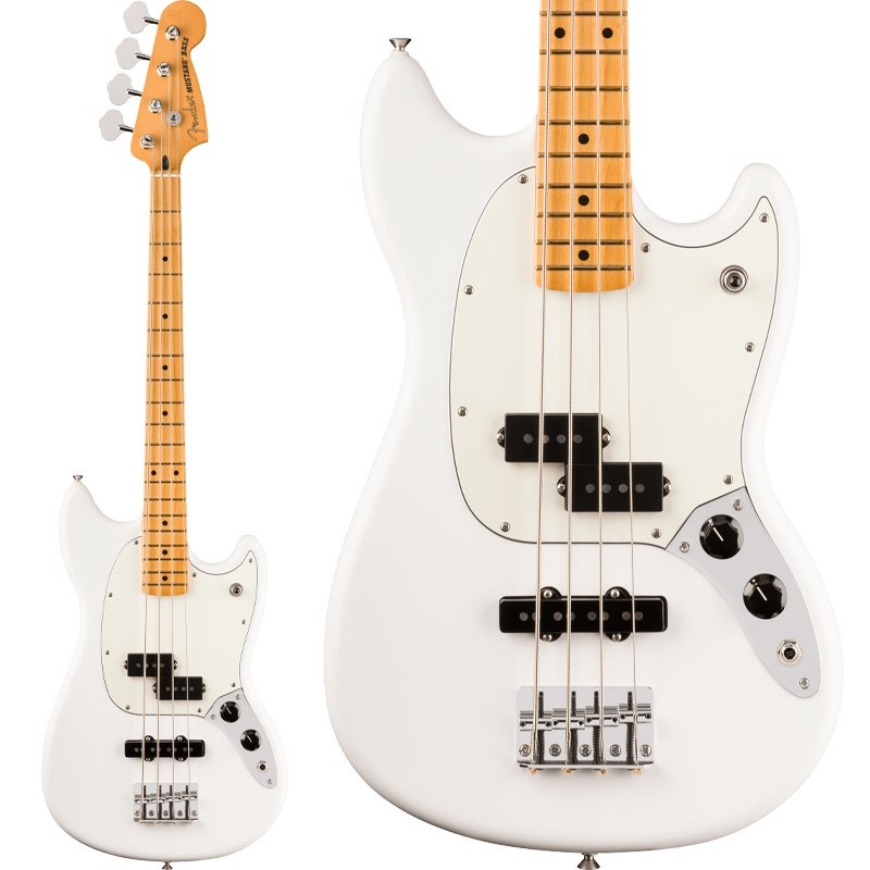 【入荷待ち、ご予約受付中】 Player II Mustang Bass PJ (Polar White/Maple)の商品画像