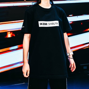 IKESHIBU BLOCK LOGO TEE / BLACK / L SIZE