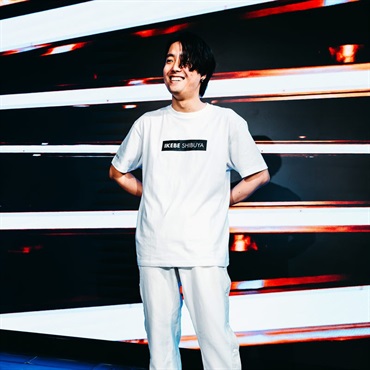 IKESHIBU BLOCK LOGO TEE / WHITE / M SIZE