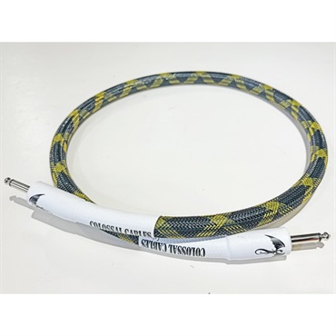 COLOSSUS SPEAKER CABLE 3ft ST/ST Plug [Yellow Spyder]【Year of the Dragon Logo】