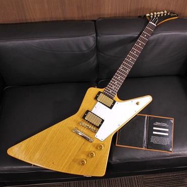 Gibson 【GIBSON×AQUBEストラッププレゼント】1958 Korina Explorer Reissue VOS Natural w/White Pickguard SN. 841177