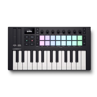 Launchkey Mini 25 Mk4(ノベーション)(ラウンチキー)(25鍵盤ミニ・USB・MIDIコントローラー)【ソフトシンセNovation PLAY無償DL対応】【Steinberg Cubase LE 14付属！】