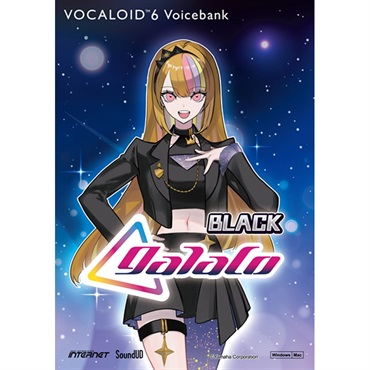 VOCALOID6 Voicebank galaco BLACK (V6VB-GLBLH-DL)(オンライン納品)(2時間以内に納品)