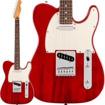 Player II Telecaster (Transparent Cherry/Rosewood) [Chambered Body]