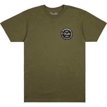【夏先取り大特価セール】【生産完了品】STRATOCASTER(TM) 70TH ANNIVERSARY BADGE TEE OLIVE (Medium size)(#9101293497)