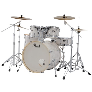 Pearl EXX725SN/C-2CS #777 [EXPORT スタンダードサイズ ドラムセット / 2クラッシュシンバル仕様 - スリップストリームホワイト]【シンバル＆ハードウェア＆スティック付属】