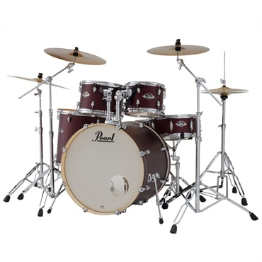 EXX725SN/C-2CS #864 [EXPORT スタンダードサイズ ドラムセット / 2クラッシュシンバル仕様 - サテンスカーレット]【シンバル＆ハードウェア＆スティック付属】
