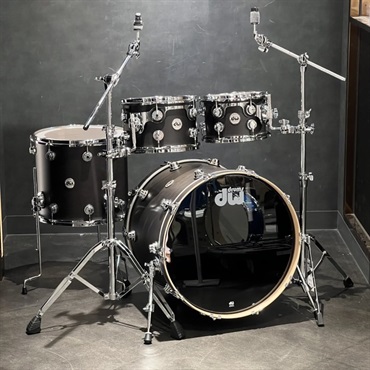 Collector's Pure Maple 4pc Drum Kit [BD22，FT16，TT12&10 / Ebony Satin Oil]