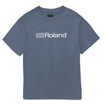 RLS-TRLOGO-DML RHYTHM LOGO T-SHIRT DENIM / L SIZE