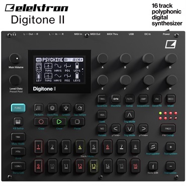 elektron Digitone II (デジトーン2) エレクトロン 16 トラック マルチティンバーポリフォニックシンセ