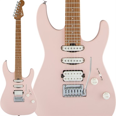 Pro-Mod DK24 HSS 2PT CM (Satin Shell Pink/Caramelized Maple)
