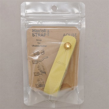 【夏先取り大特価セール】ハウオリ ウクレレ&ギターヘッドストラップ217 (CREAM YELLOW) アクビ