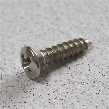 【夏先取り大特価セール】Pickguard screws Fender style inch Nickel (20本入り) [475]