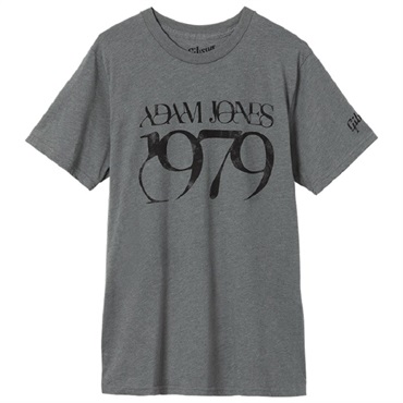 Gibson Adam Jones '1979' Tee (Gray)， Medium [GA-AJ-1979T-MD]