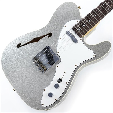 F24 LTD '60 Telecaster Custom Thinline Journeyman Relic/Aged Silver Sparkle SN.CZ580148