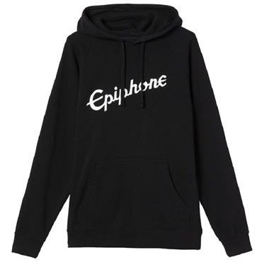 Gibson 【夏先取り大特価セール】Epiphone Vintage Logo Pullover Hoodie (Black)， (XL) [GA-EHDVLXL]