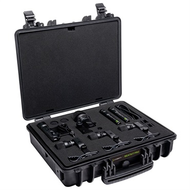 LEWITT BEATKIT PRO (ルーイット)(ドラム用マイクセット)(プレミアムドラムマイク)(ステージサウンド)(スタジオレコーディング)(輸送ケース)