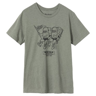 Gibson 【夏のボーナスセール】 Marching Tubes Tee (Army Green)， (XL) [MA-TEE-TUBES-GRN-XL]