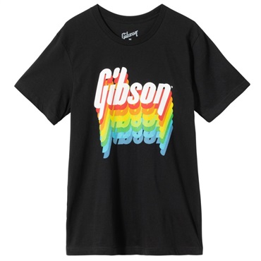 Rainbow Tee (Black)， (Large) [GA-TEE-RNBW-BLK-LG]