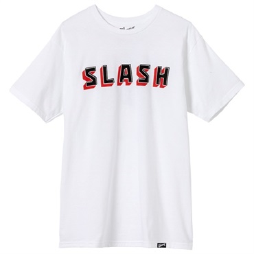 【夏先取り大特価セール】SLASH Tee (White)， (Large) [GA-SLSH-BLOCK-WHT-LG]