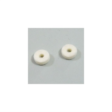 Felt Strap pin cushions White (2) [8080]